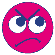 Schlechte Laune Smiley